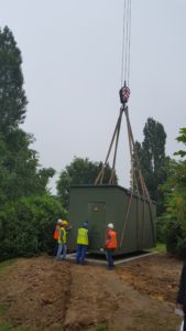 Installation du point de mutualisation à Linas