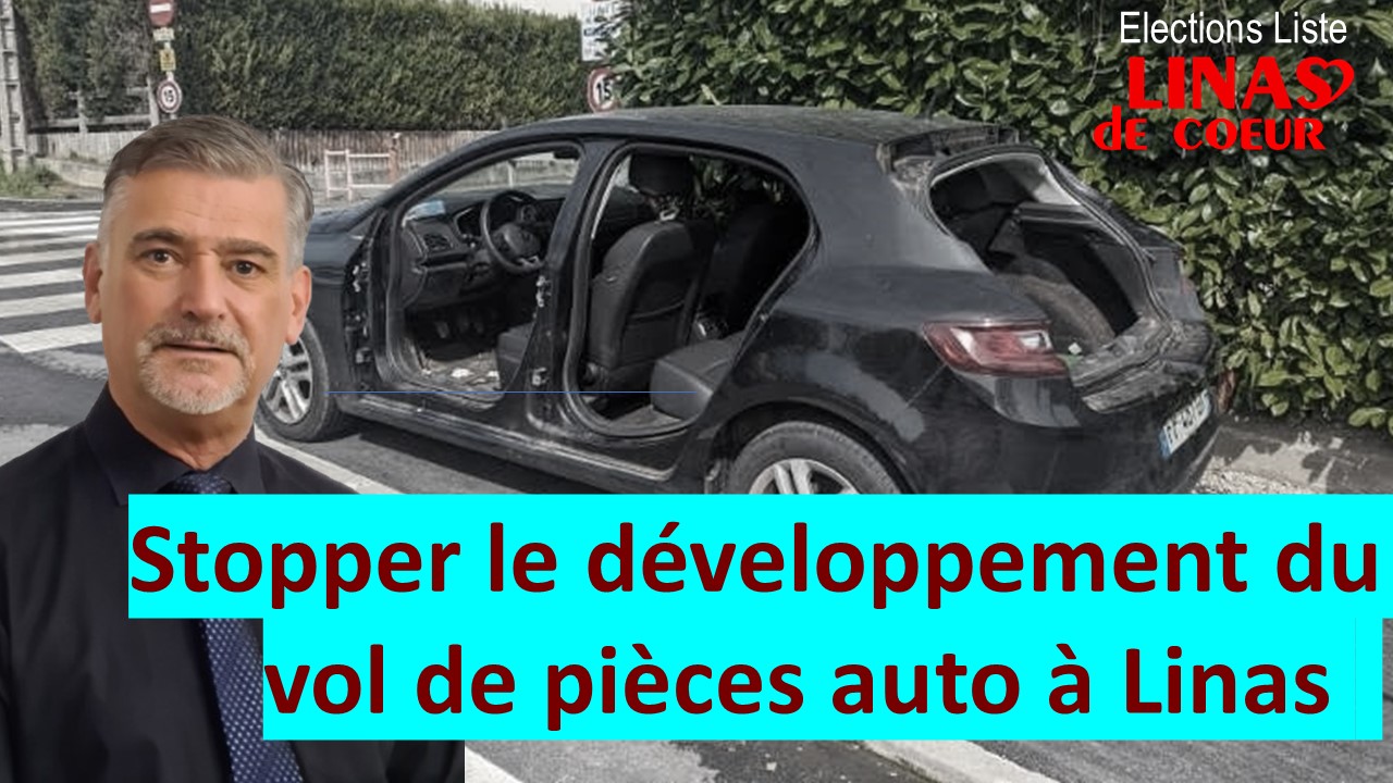 Vols de pièces détachées automobiles doit être stoppé à Linas