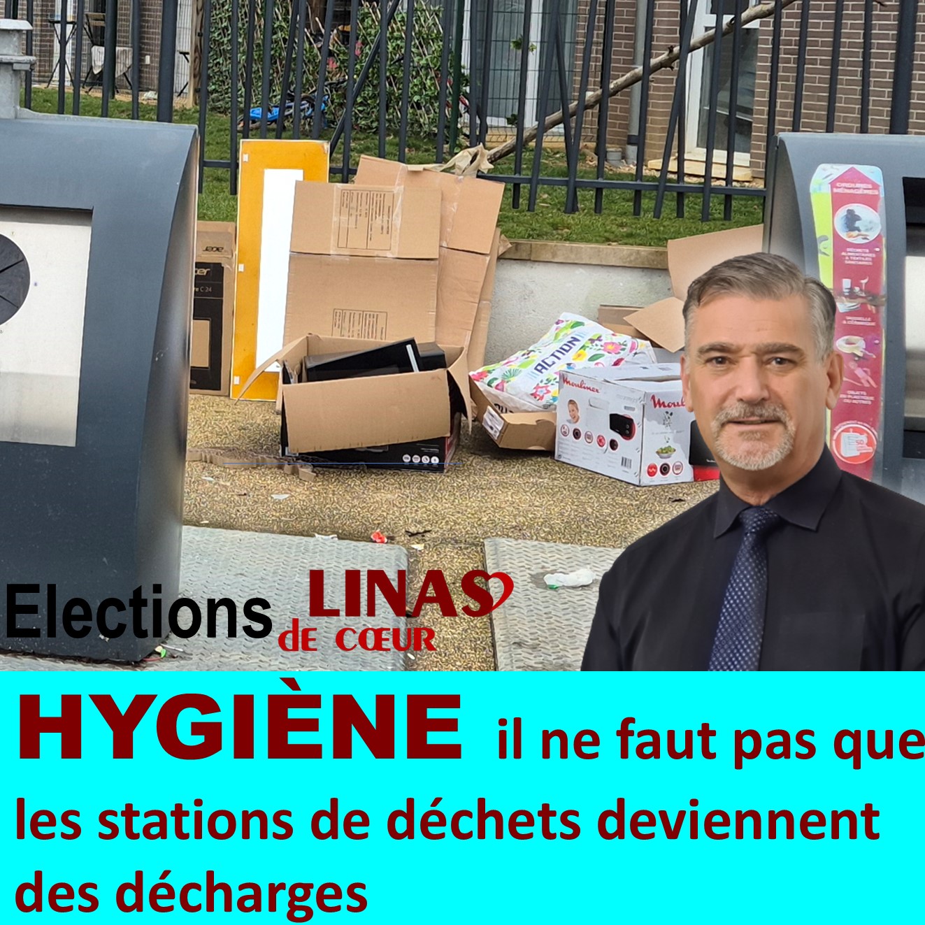 Les habitants des résidences collectives m’alertent sur des problèmes de déchets