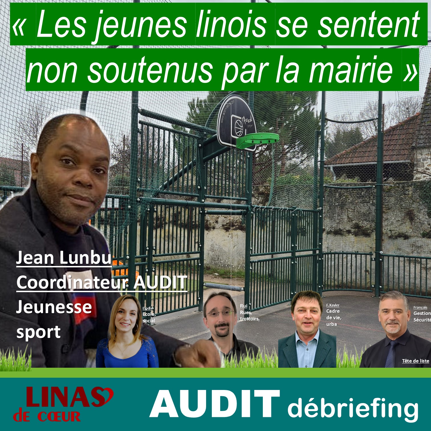 Audit jeunesse et sport : ce que disent les jeunes de Linas
