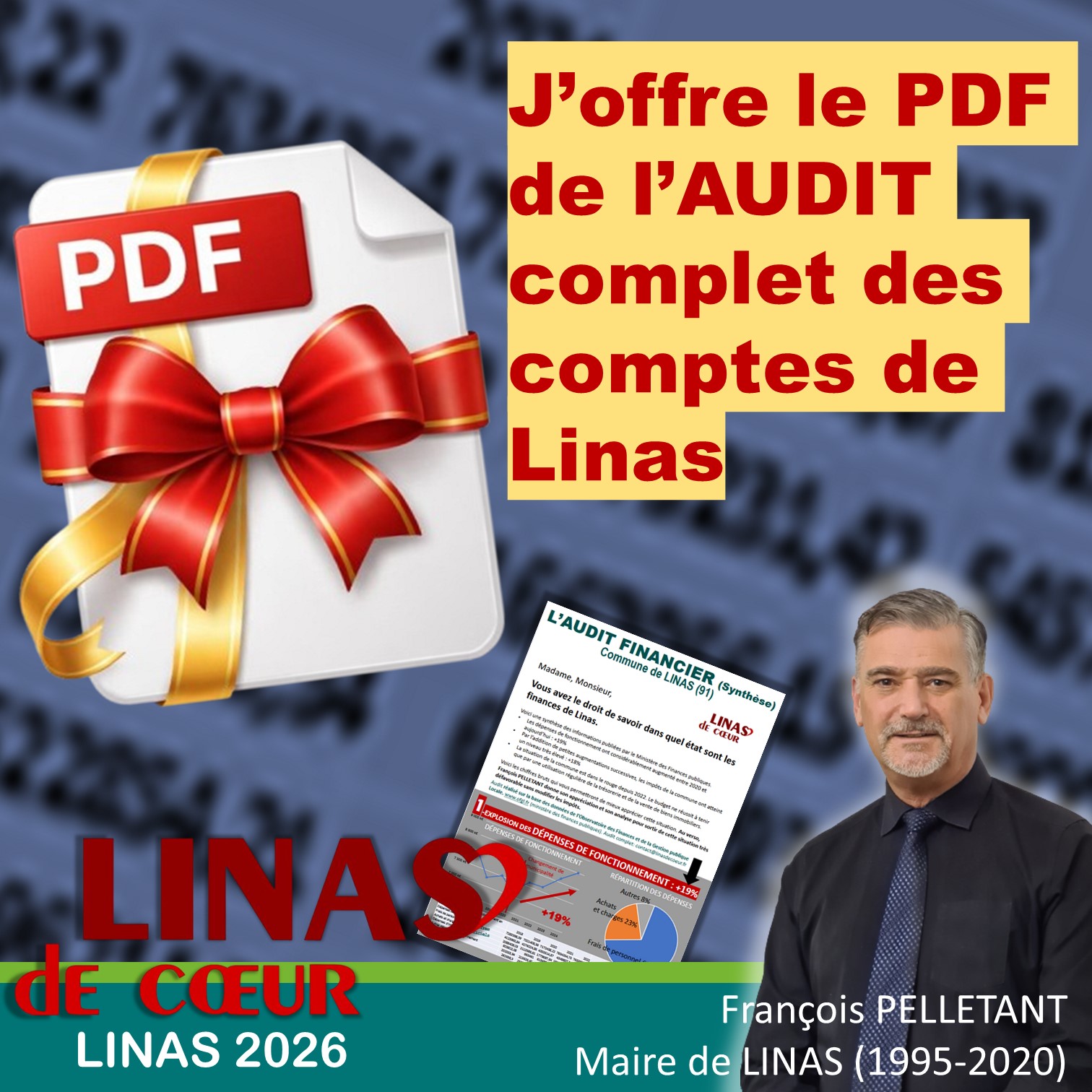 Intéressez-vous aux finances de Linas qui vont mal